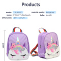 Purple Little Horn Children's Schoolbag